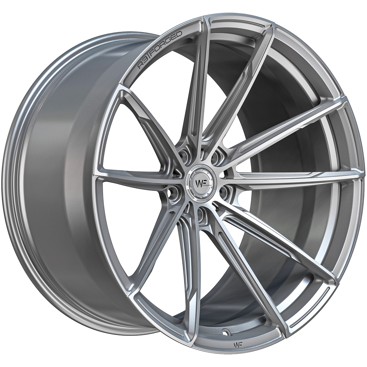 Wheelforce Wheels R.3-FG 19x9.5 ET20 5x112 Frozen Silver