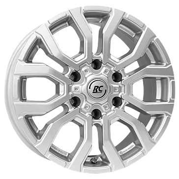 RCDesign RC35 17x7.5 ET25 6x139.7 Kristallsilber (KS)