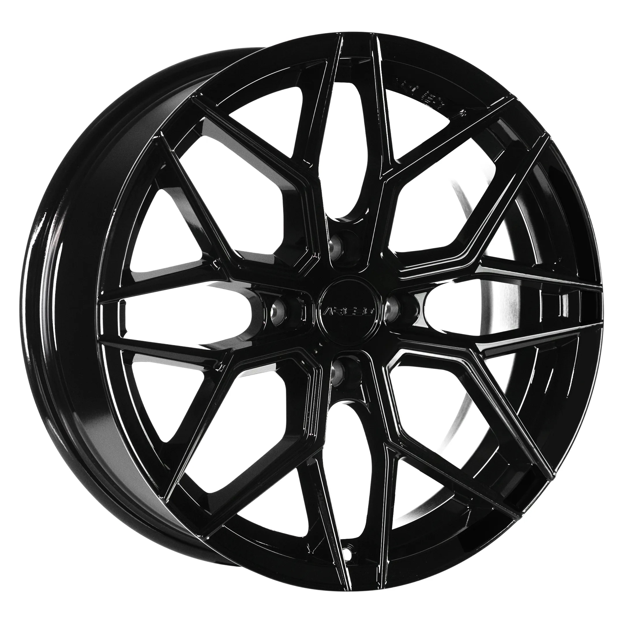 Arceo M02 17x7 ET35 4x108 Noir brillant