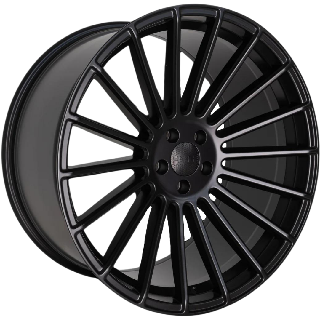 Haxer HX010 22x9 ET30 5x120 Black Half Matt