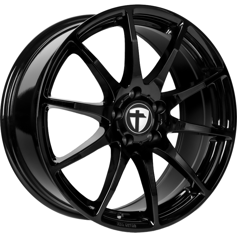 Tomason TN1 FLOW 20x8 ET45 5x108 Black Painted