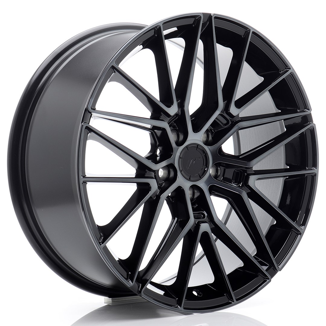Japan Racing JR38 19x8.5 ET45 5x112 Black Machined Tinted Face