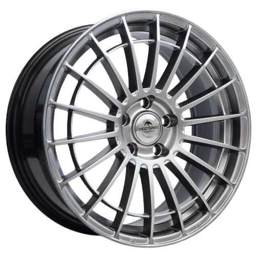 Forzza Wheels Velvet in Shining Silver Farbe