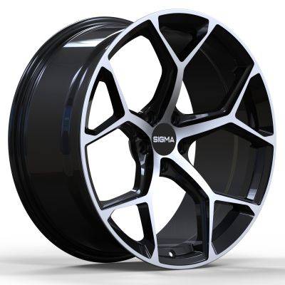 Sigma 334 21x9 ET30 5x112 Higloss-Black-Polished