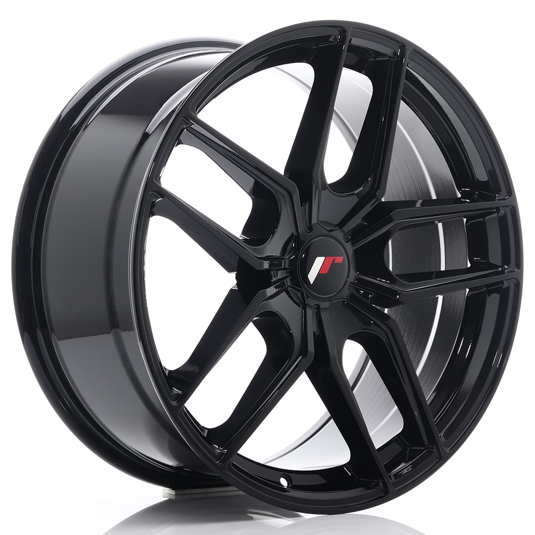 Japan Racing JR25 19x8.5 ET20-40 Noir Brillant (ET et entraxe sélectionnables librement)