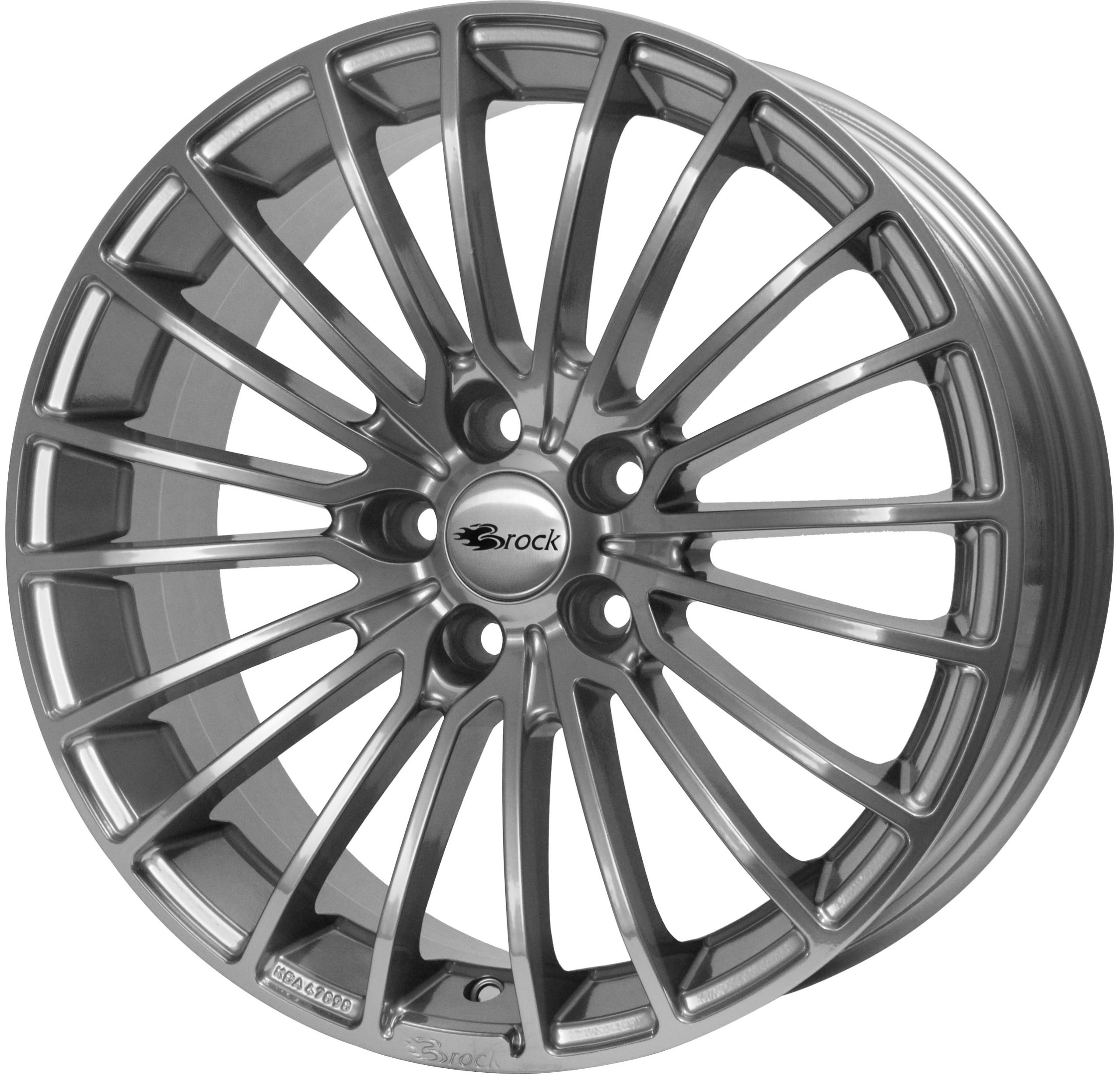 Brock B24 19x8 ET50 5x114.3 Super Chromsilber (SCS)