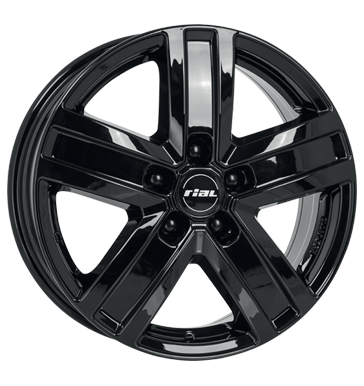 Rial TRANSPORTER 16x6.5 ET48 5x114.3 Diamant Schwarz