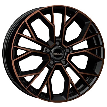 MAK STILO 21x8.5 ET40 5x112 Black & Bronze