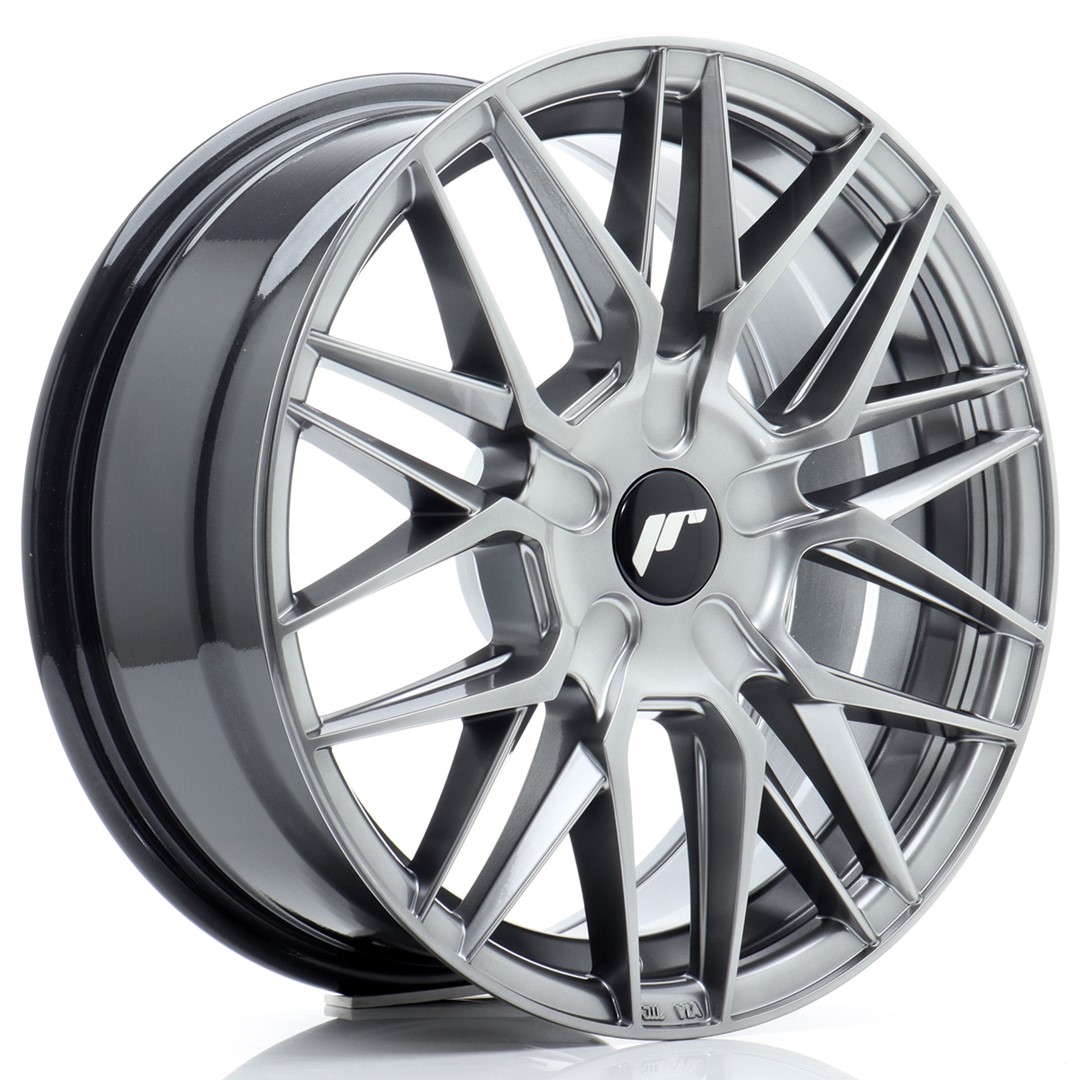 Japan Racing JR28 16x7 ET20-40 Blank Hyper Black