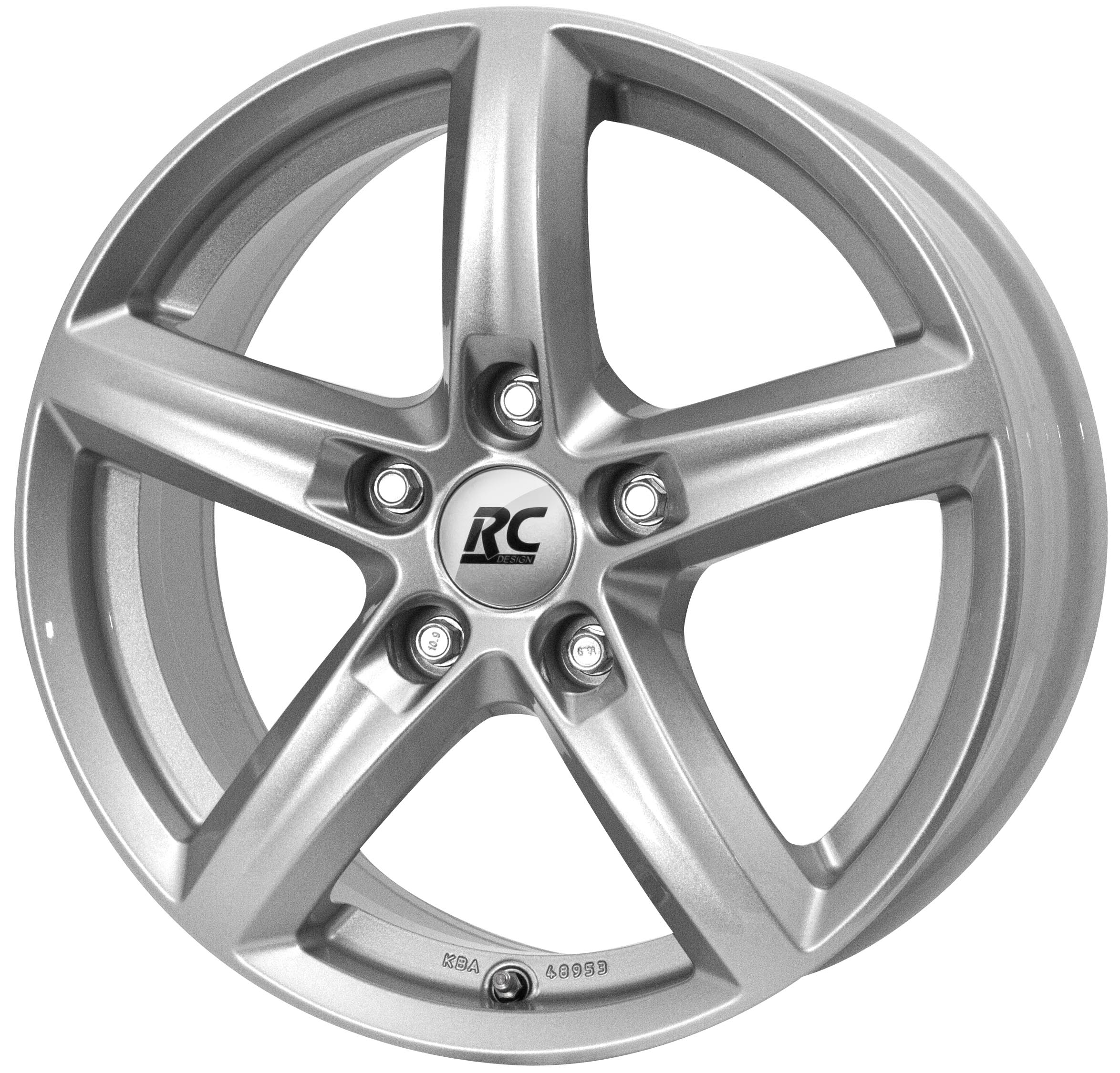 RCDesign RC24 16x6.5 ET40 4x108 Kristallsilber (KS)