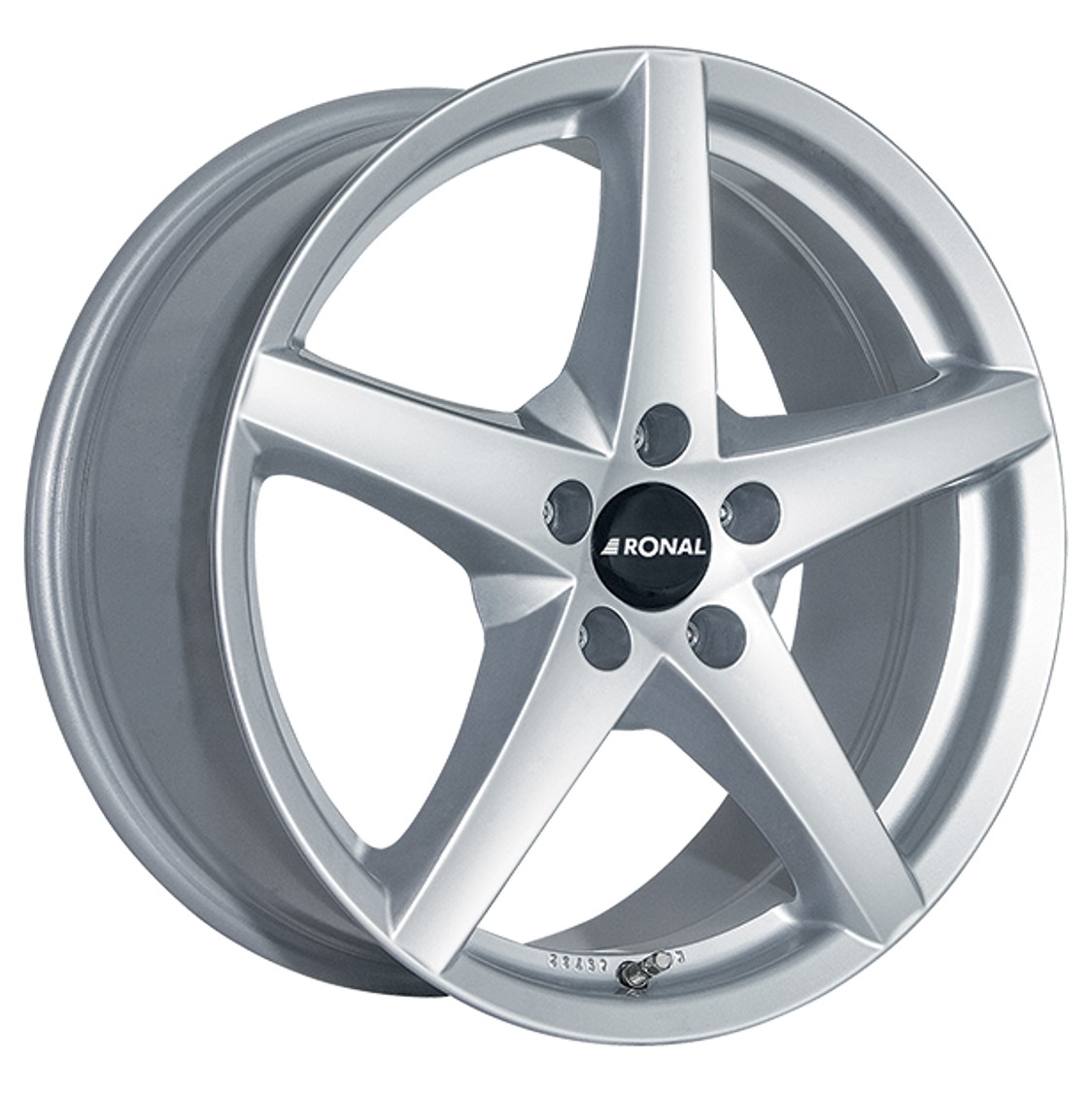 Ronal R41 16X7 ET38 5X100 SILBER