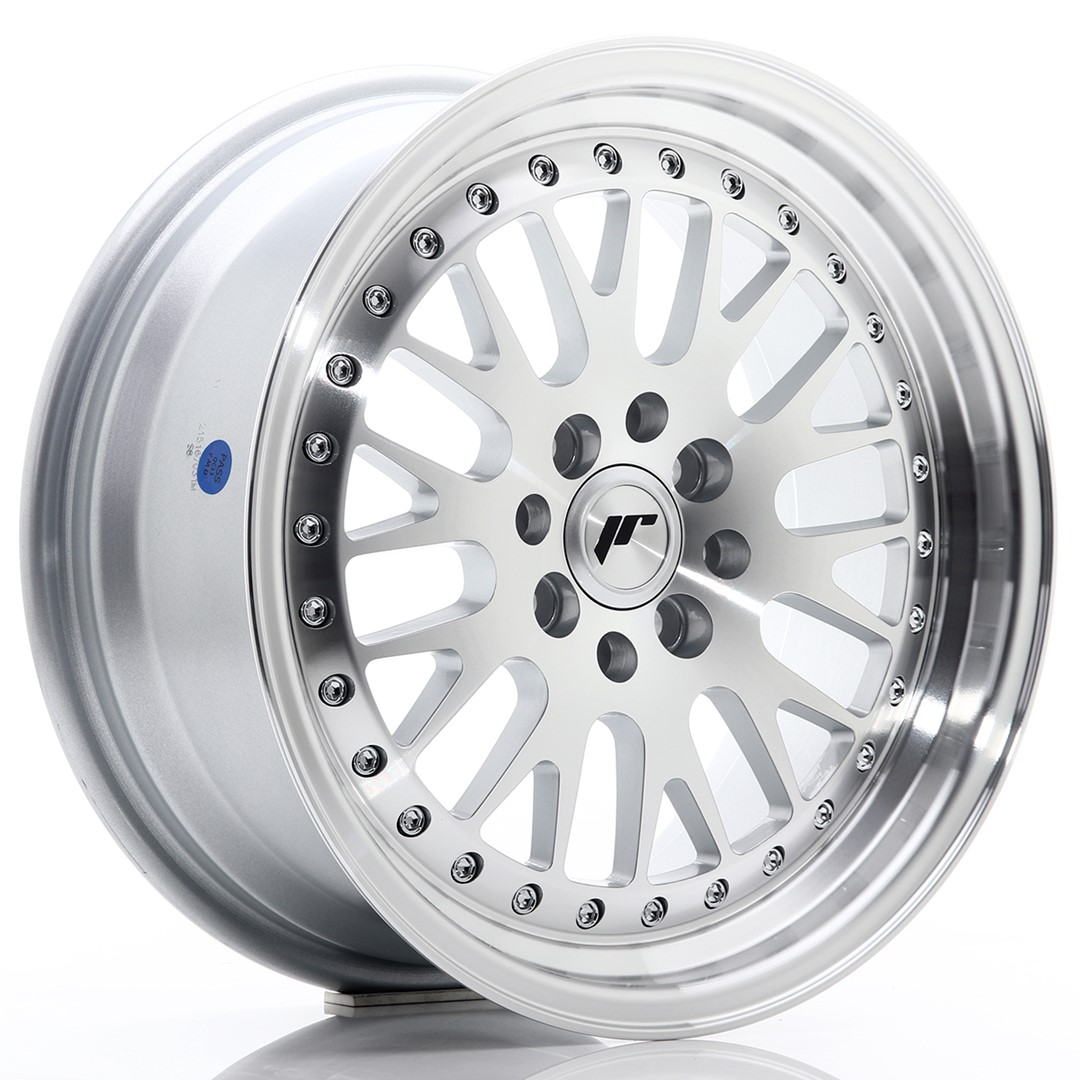 Japan Racing JR10 16x7 ET30 4x100/108 Argent Usiné Face