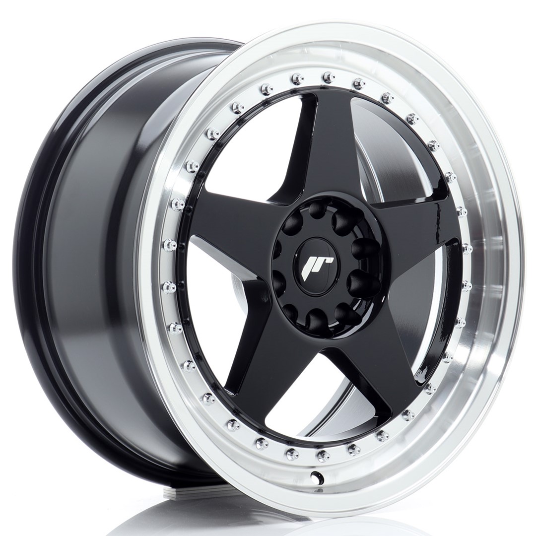 Japan Racing JR6 18x8.5 ET22 5x114.3/120 Gloss Black Machined Lip