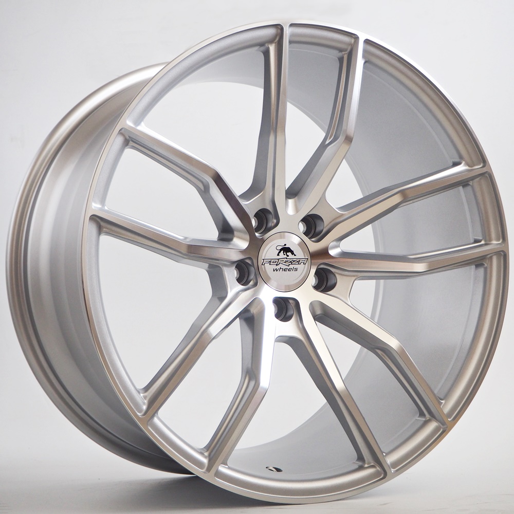 Forzza Wheels SIGMA 20x10 ET40 5x120 Silver Face Machined