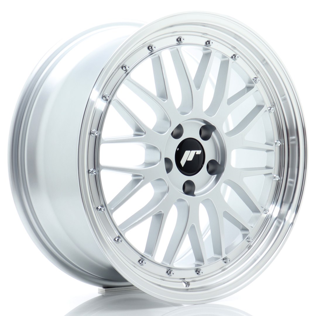 Japan Racing JR23 19x8.5 ET41 5x112 Hyper Silver Machined Lip