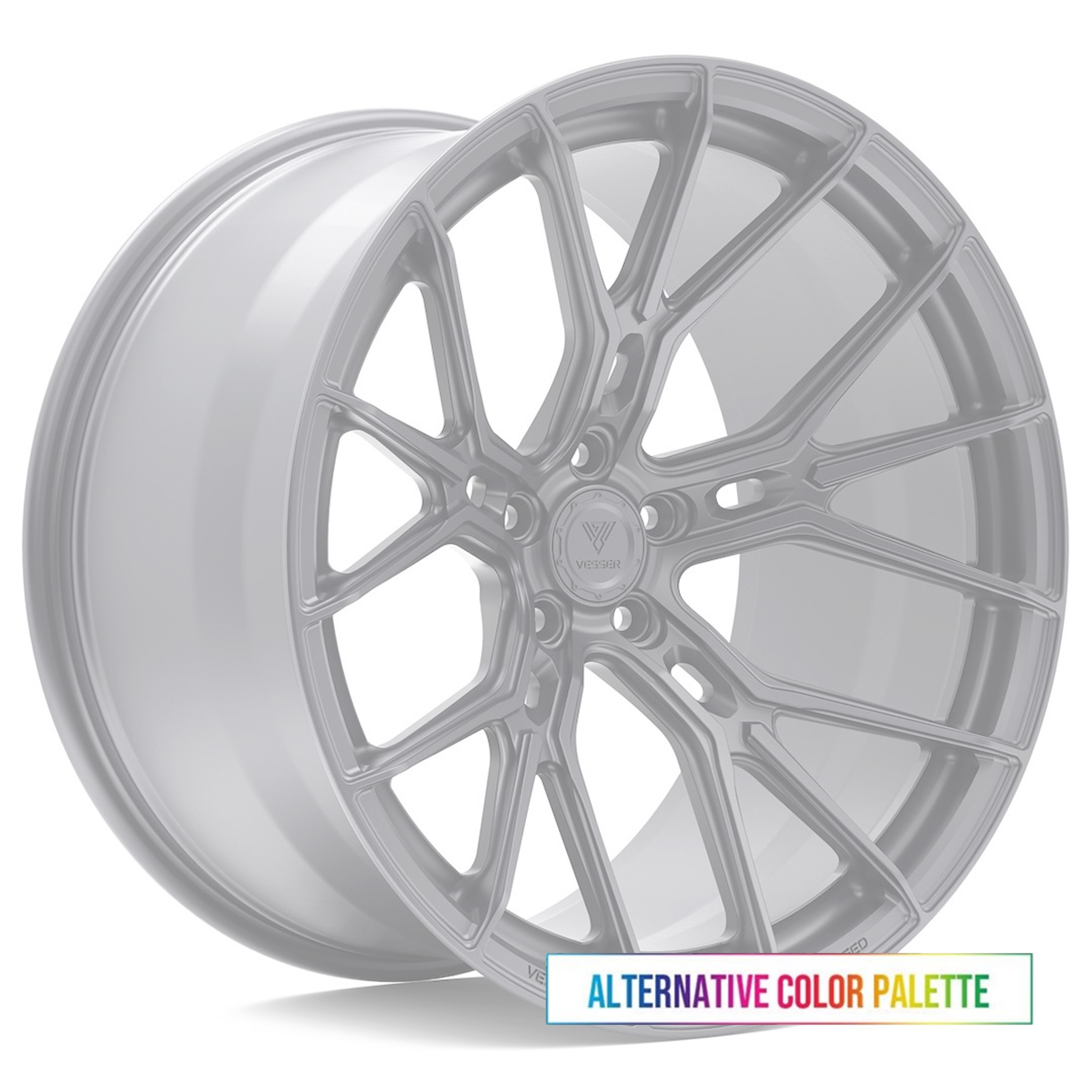 Vesser VSR6 20x10 ET10-39 Custom Finish (ET, LK und Farbe frei wählbar)