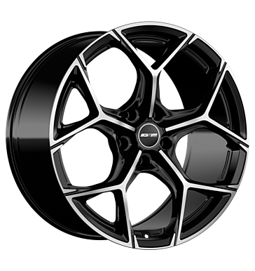 GMP ULTRIVITY X 19x8.5 ET37 5x114.3 Black Diamond