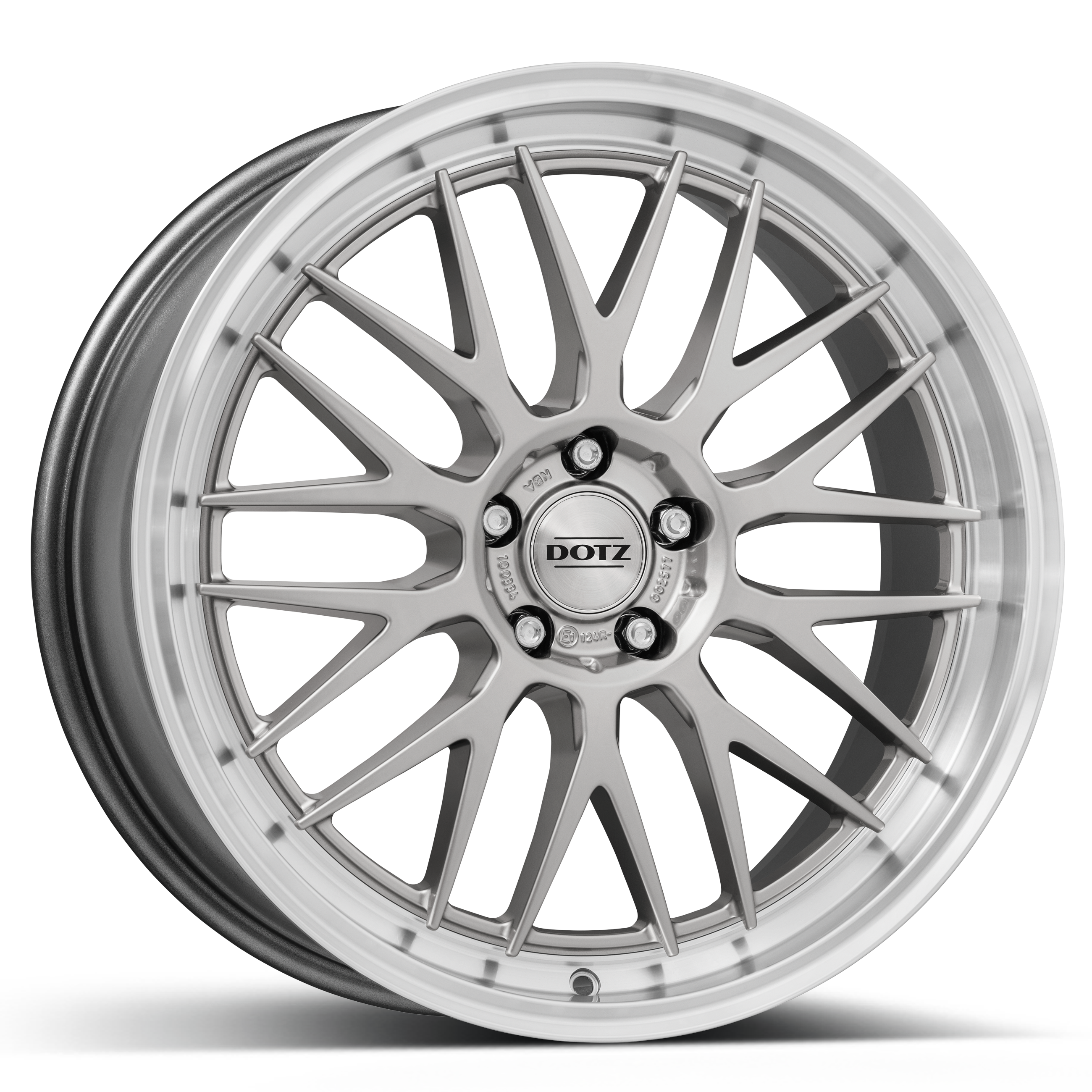 Dotz BILBAO BLAZE 19x9 ET44 5x112 Silver Polished Lip