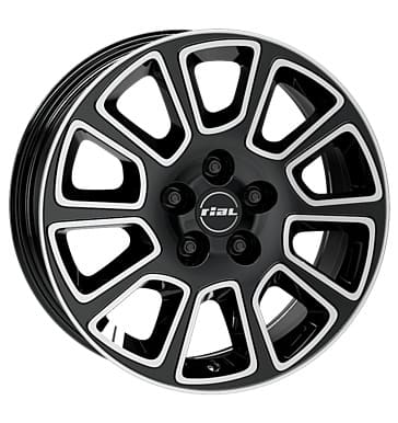 Rial Transporter 2 in Diamant Schwarz Frontpoliert Farbe