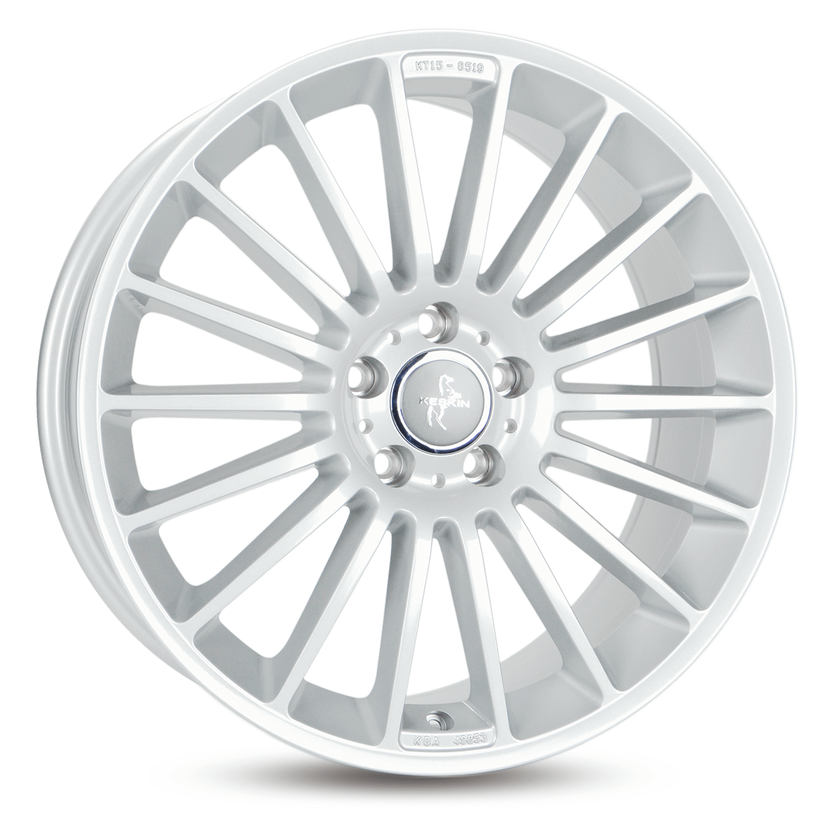 Keskin KT15 18x8 ET45 5x112 Silver Painted