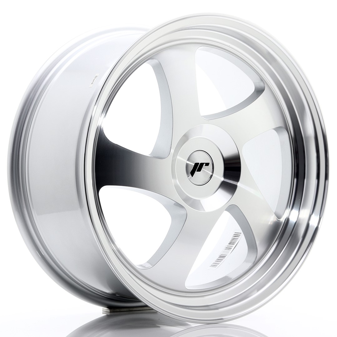 Japan Racing JR15 19x8.5 ET20-40 Argent usiné face (ET et entraxe sélectionnables librement)