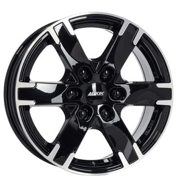 Alutec Titan in Diamant Schwarz Frontpoliert Farbe