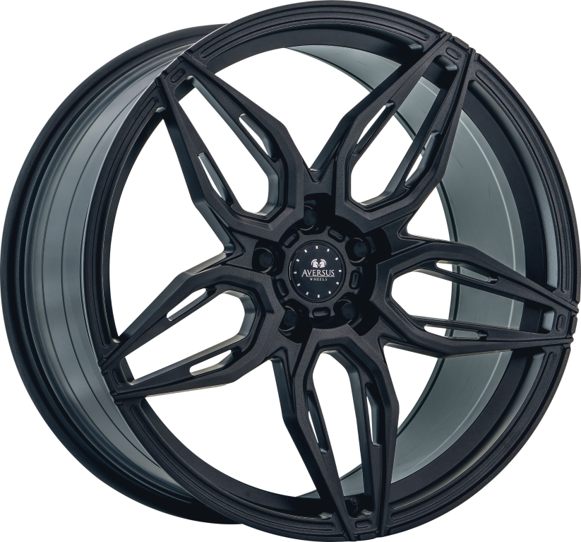 Aversus HECTOR 20x8.5 ET30 5x112 Matt Black Satin