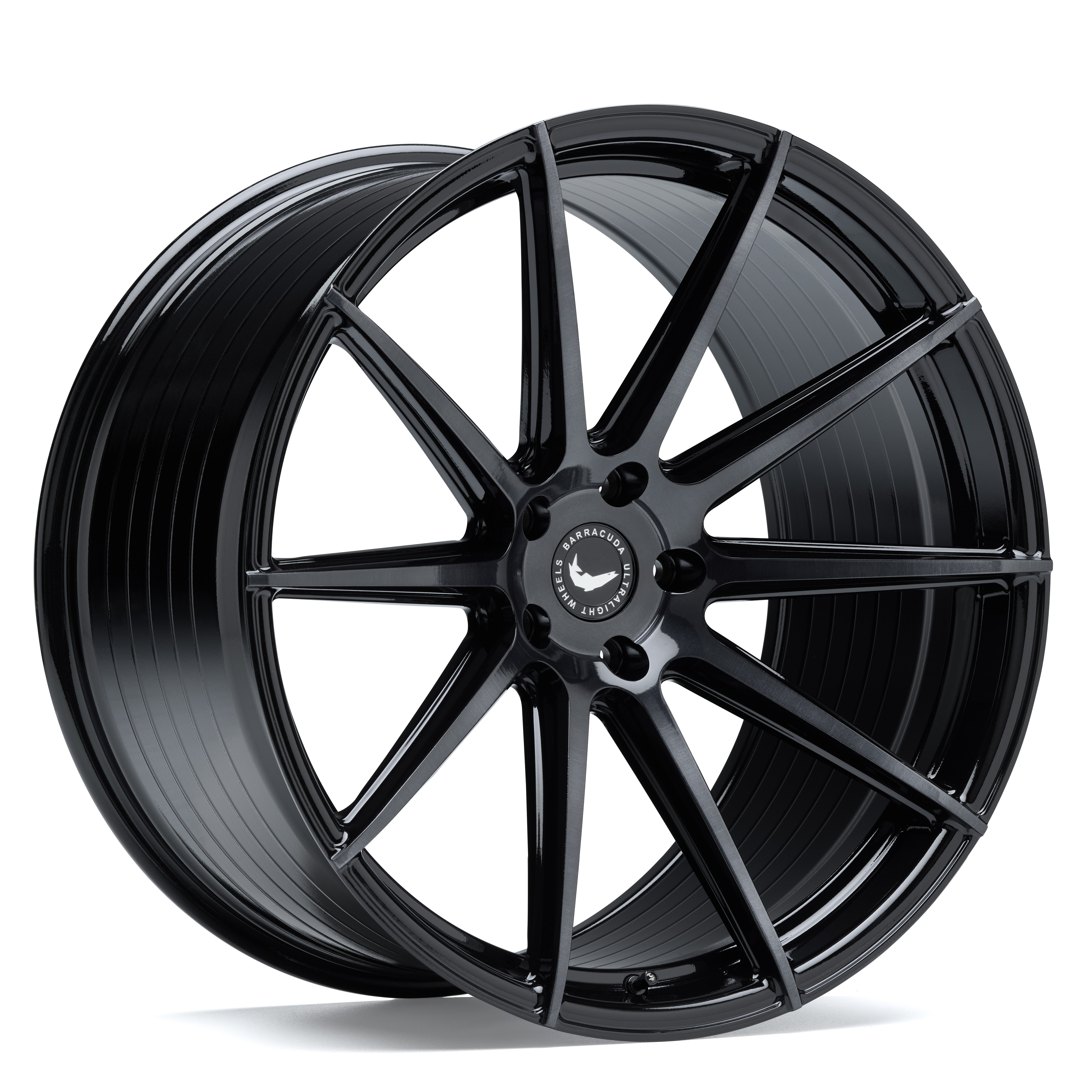 Barracuda PROJECT TWO 22x9.5 ET40 5x114.3 Higloss-Black Brushed Surface
