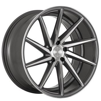 Corspeed CONQUER 18x8 ET45 5x112 Gris anthracite brillant/poli