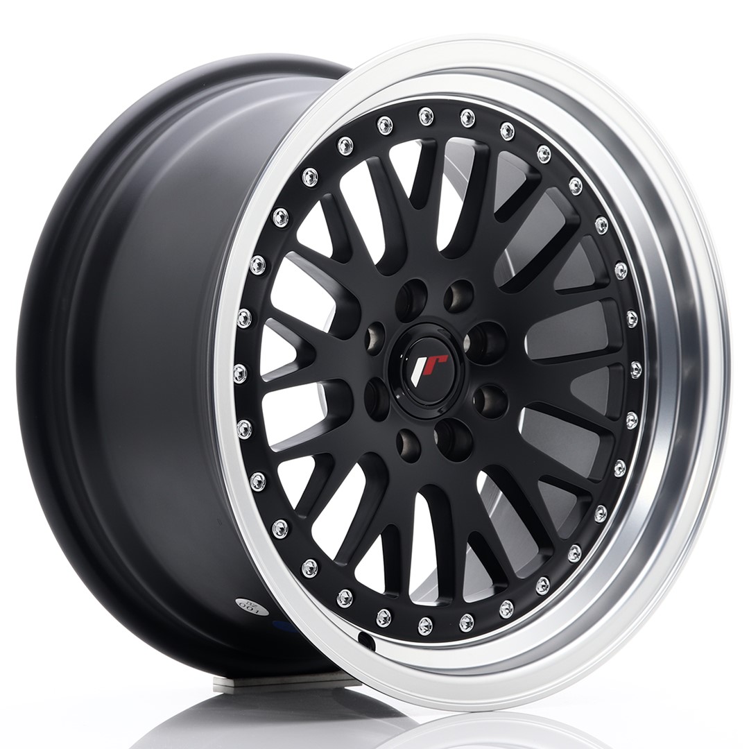 Japan Racing JR10 16x8 ET20 4x100/108 Matt Black Machined Lip