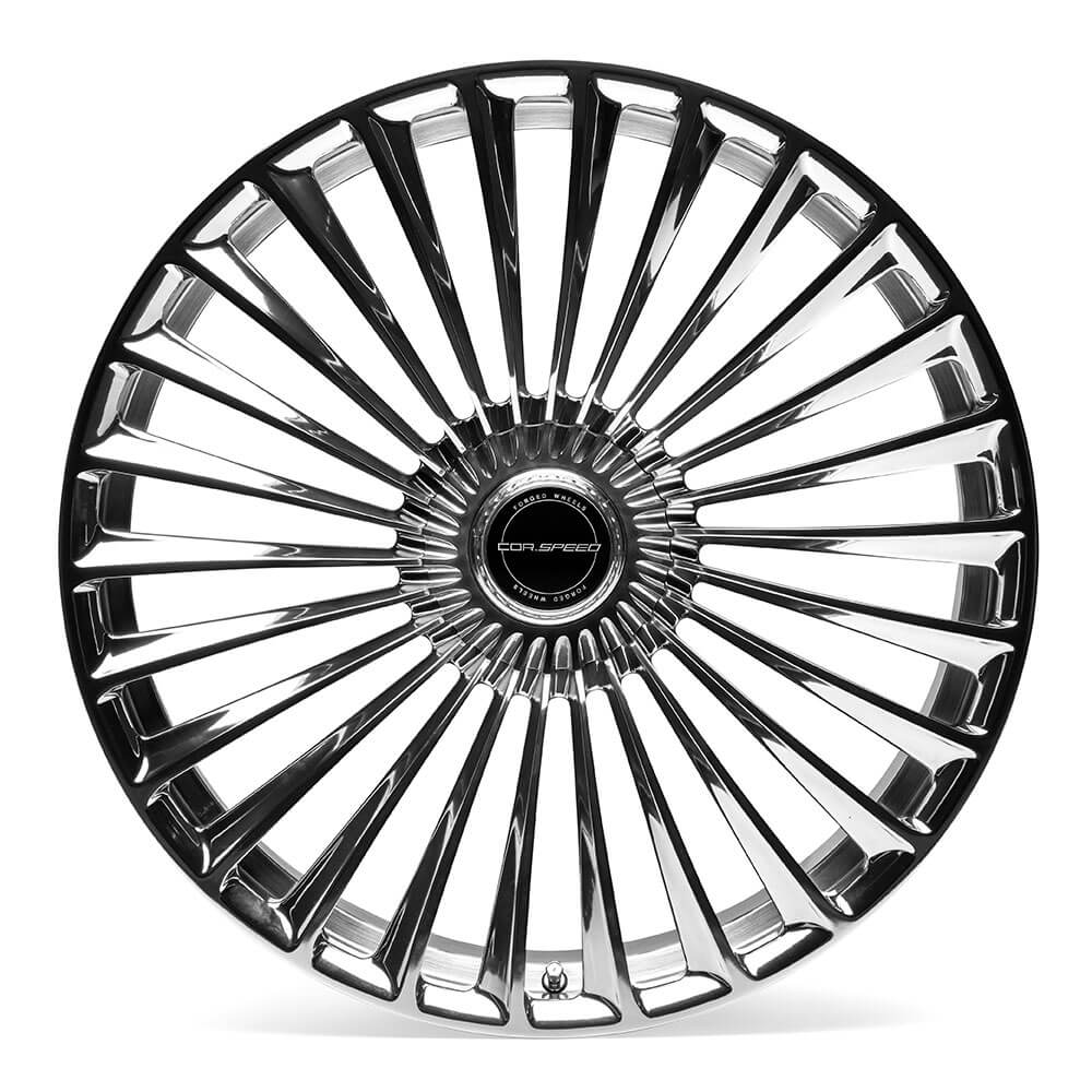 Corspeed Forged F01 24x14 ET und LK frei wählbar, Full Polished 2
