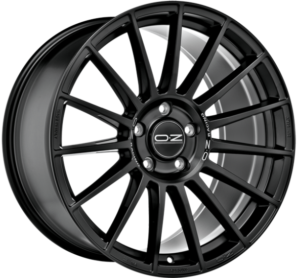 OZ SUPERTURISMO DAKAR 20x8.5 ET35.1 5x130 Matt Black Silver Lettering