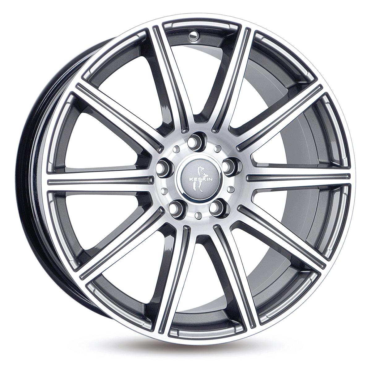 Keskin KT16 19x8.5 ET45 5x112 Palladium Front Polish