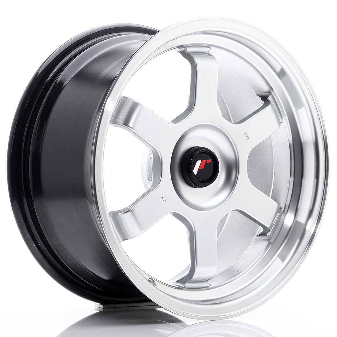 Japan Racing JR12 16x8 ET20-22 Hyper Argent (ET et entraxe au choix)