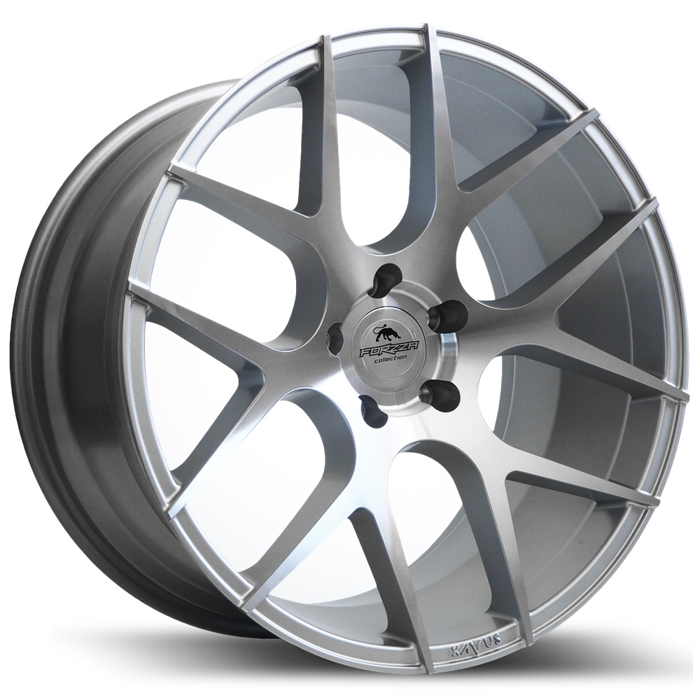 Forzza Wheels AMBRA 20x10.5 ET35 5x120 Silver Face Machined