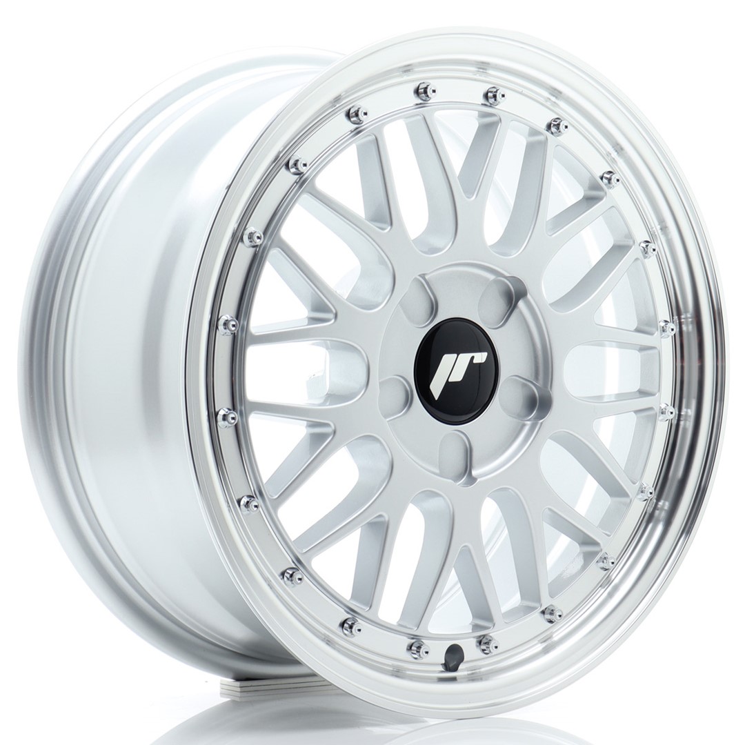 Japan Racing JR23 16x7 ET20-45 Hyper Silver Machined Lip (ET and PCD freely selectable)