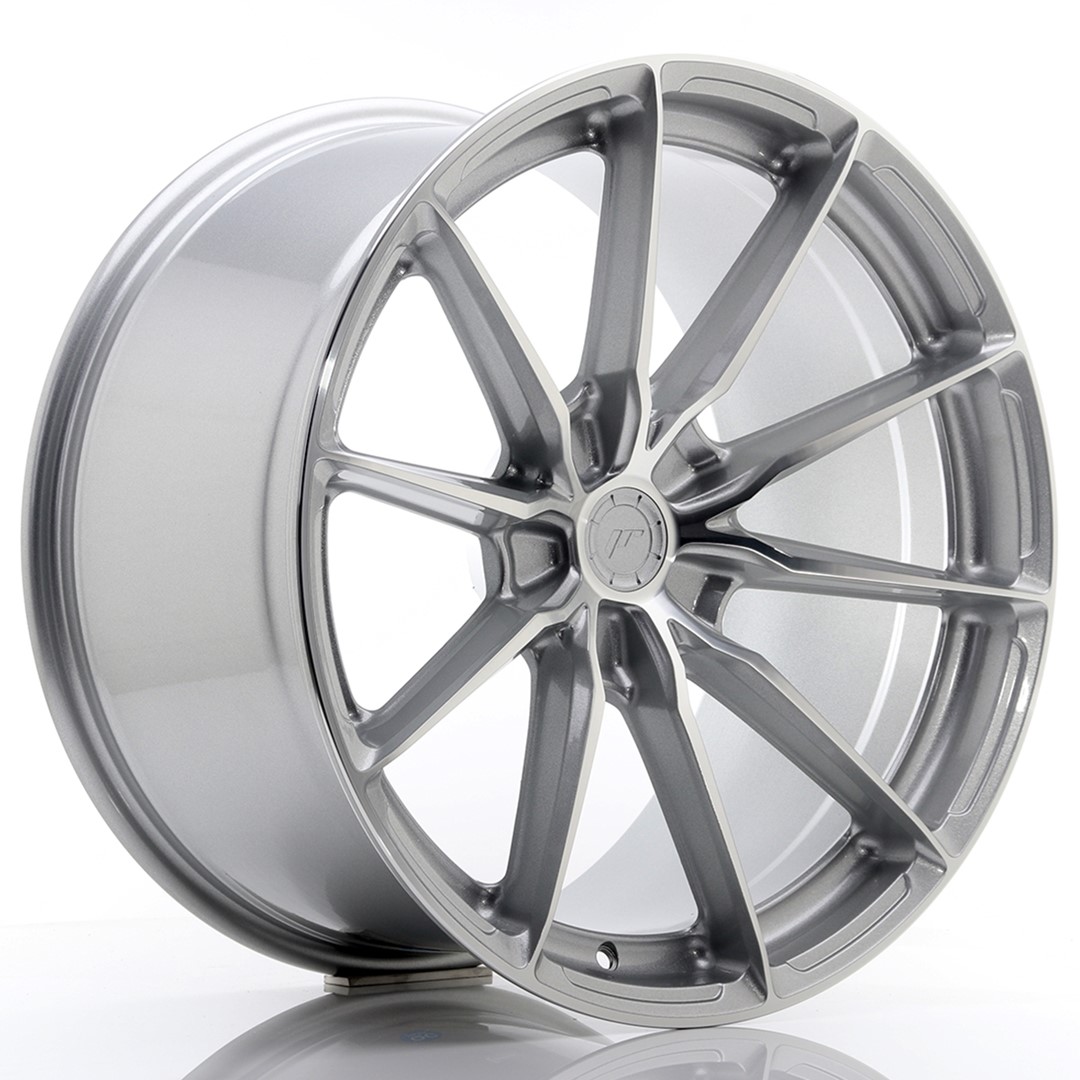 Japan Racing JR37 20x10.5 ET20-40 Silver Machined Face (ET und LK frei wählbar)