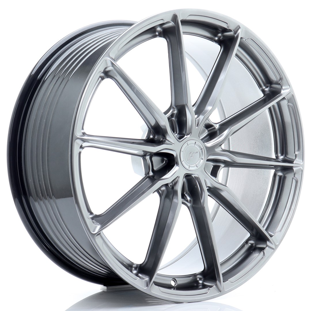 Japan Racing JR37 21x9.5 ET10-58 Blank (5H) Hyper Black