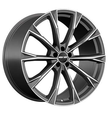 GMP TOTALE 19x8 ET30 5x110 Grigio Antracite Diamond Opaco