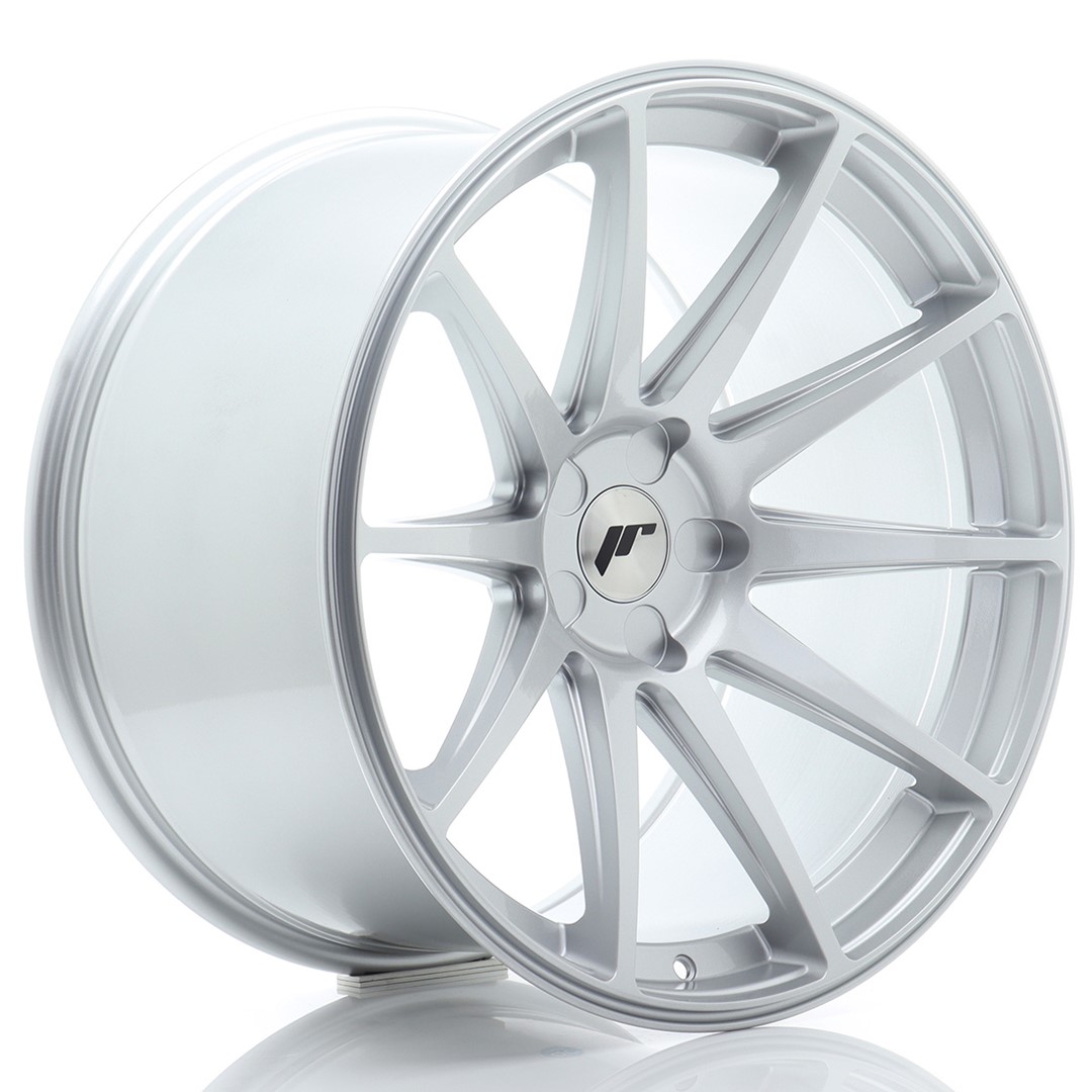 Japan Racing JR11 20x11 ET20-30 Hyper Silver (ET und LK frei wählbar)