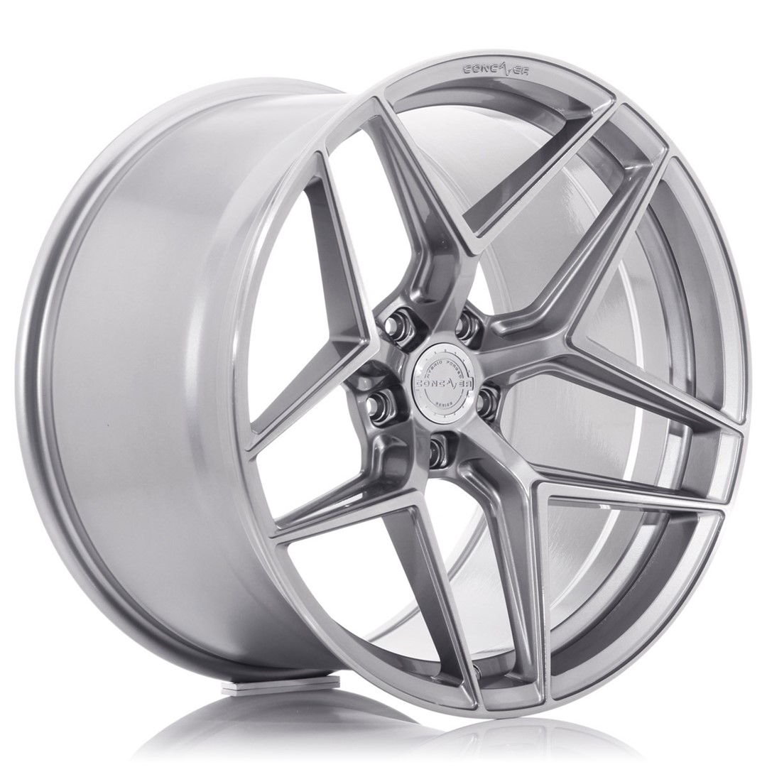 Concaver CVR2 19x8 ET20-40 Blank Brushed Titanium