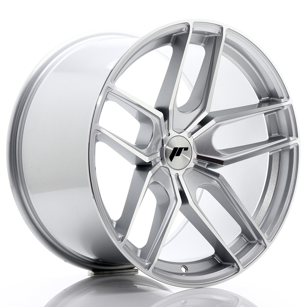 Japan Racing JR25 19x11 ET20-40 Silver Machined Face (ET und LK frei wählbar)