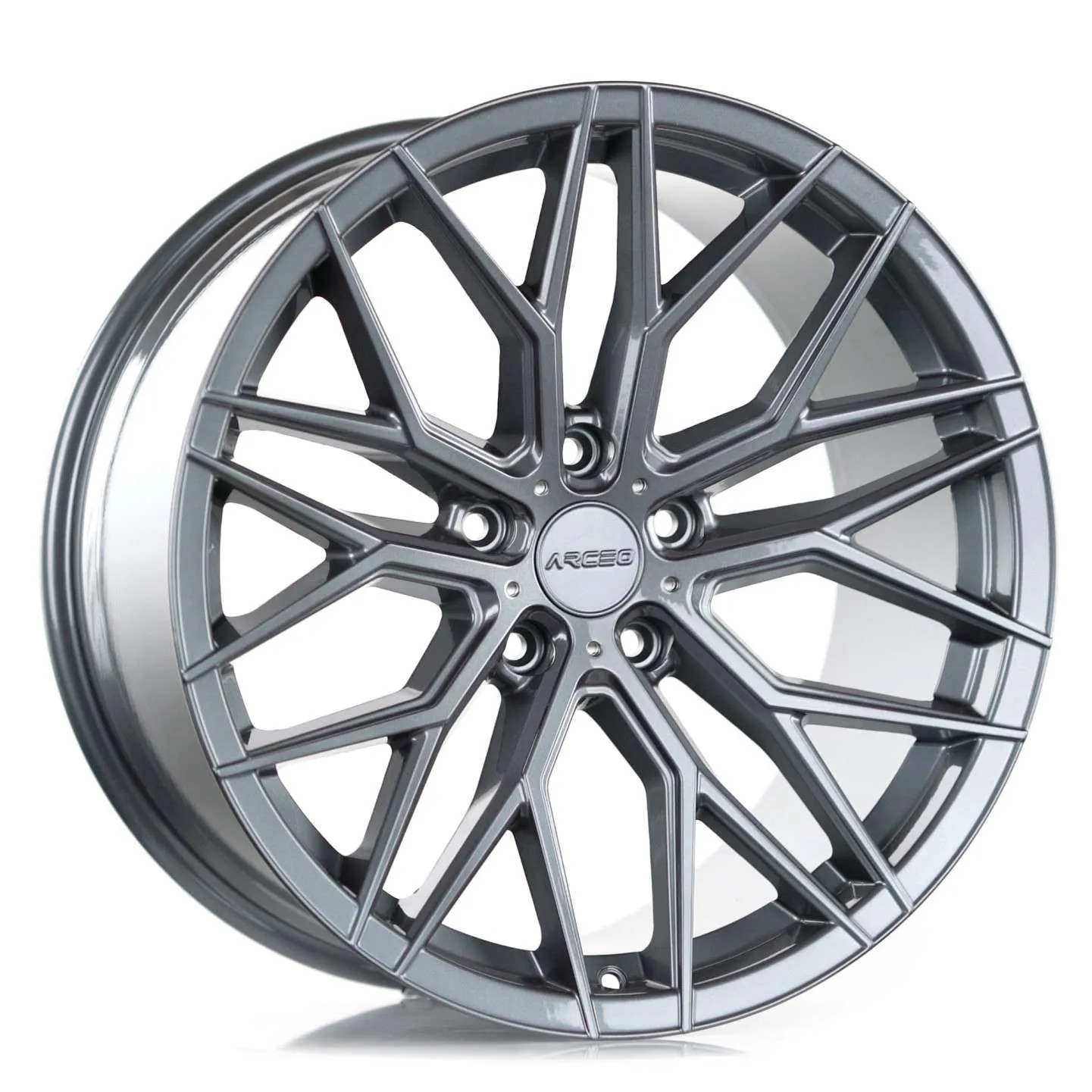 Arceo VALENCIA 21x10.5 ET45 5x120 Titanium Silver