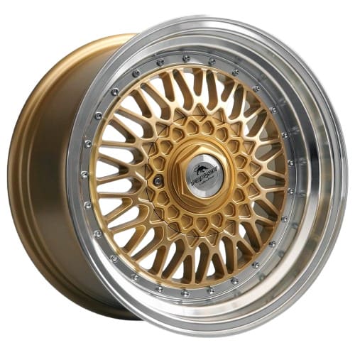 Forzza Wheels Malm in Gold Lip Machined Farbe