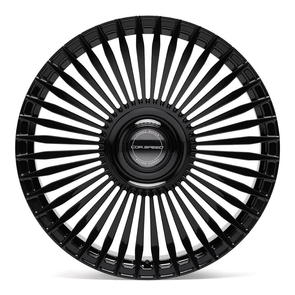 Corspeed Forged F02 24x14 ET und LK frei wählbar, Higloss Black 2