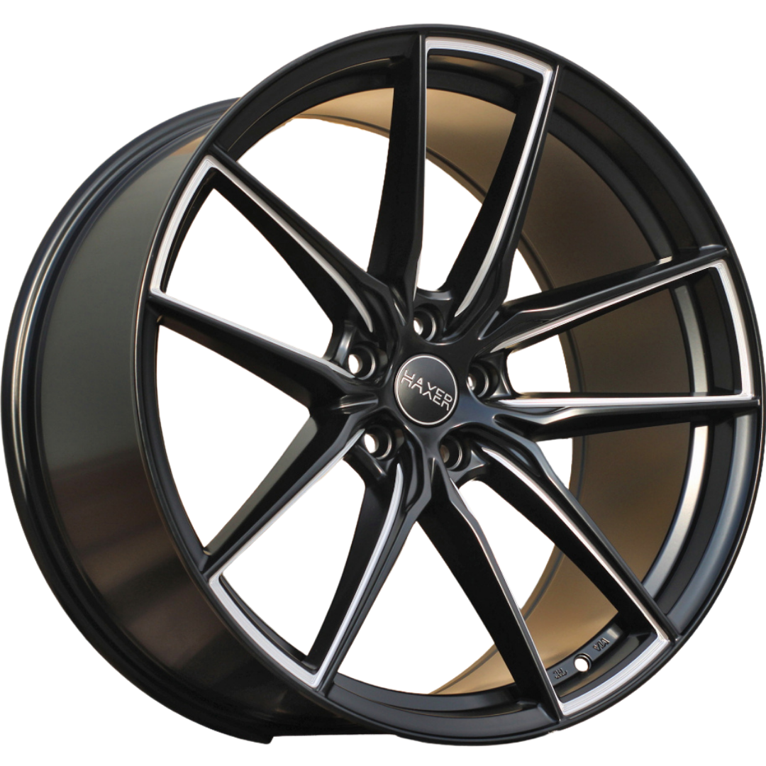 Haxer HX045 20x8.5 ET42 5x108 Black Half Matt