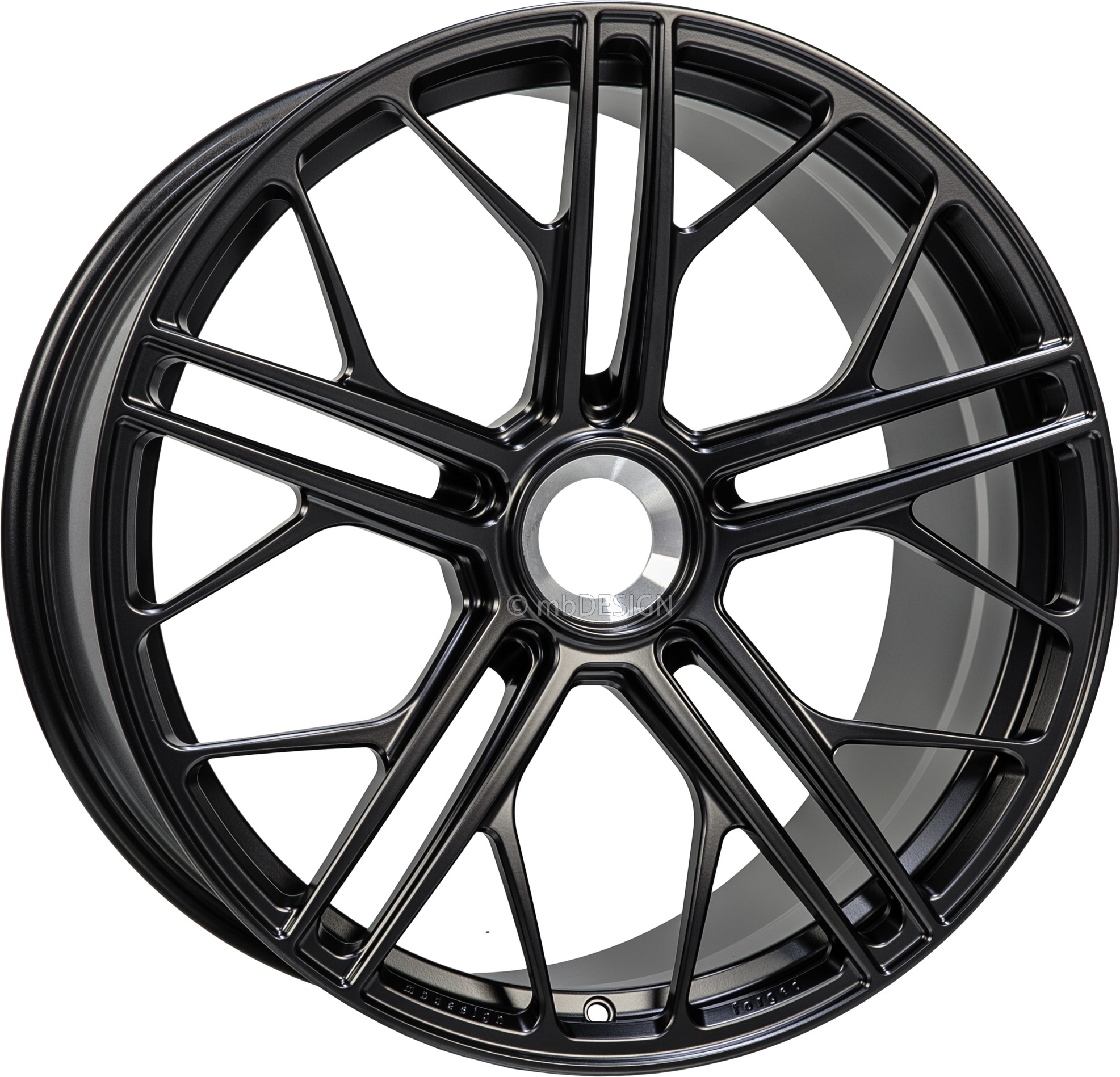 mbDESIGN SF1 22x12 ET40 Fixation Centrale Noir Soie