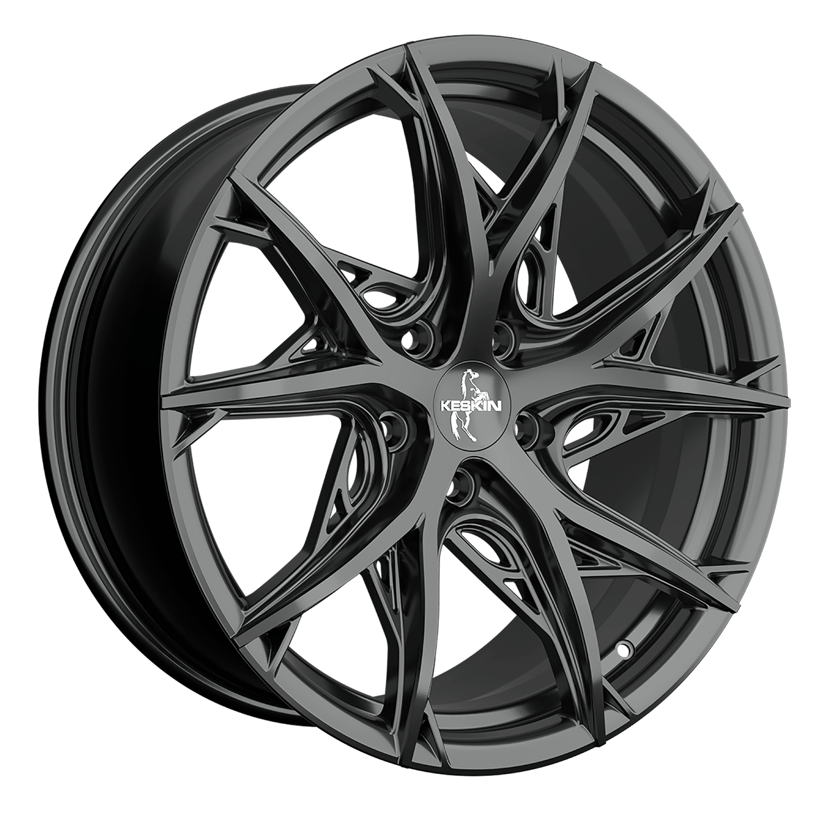 Keskin KT24 19x8.5 ET45 5x114.3 Black Painted