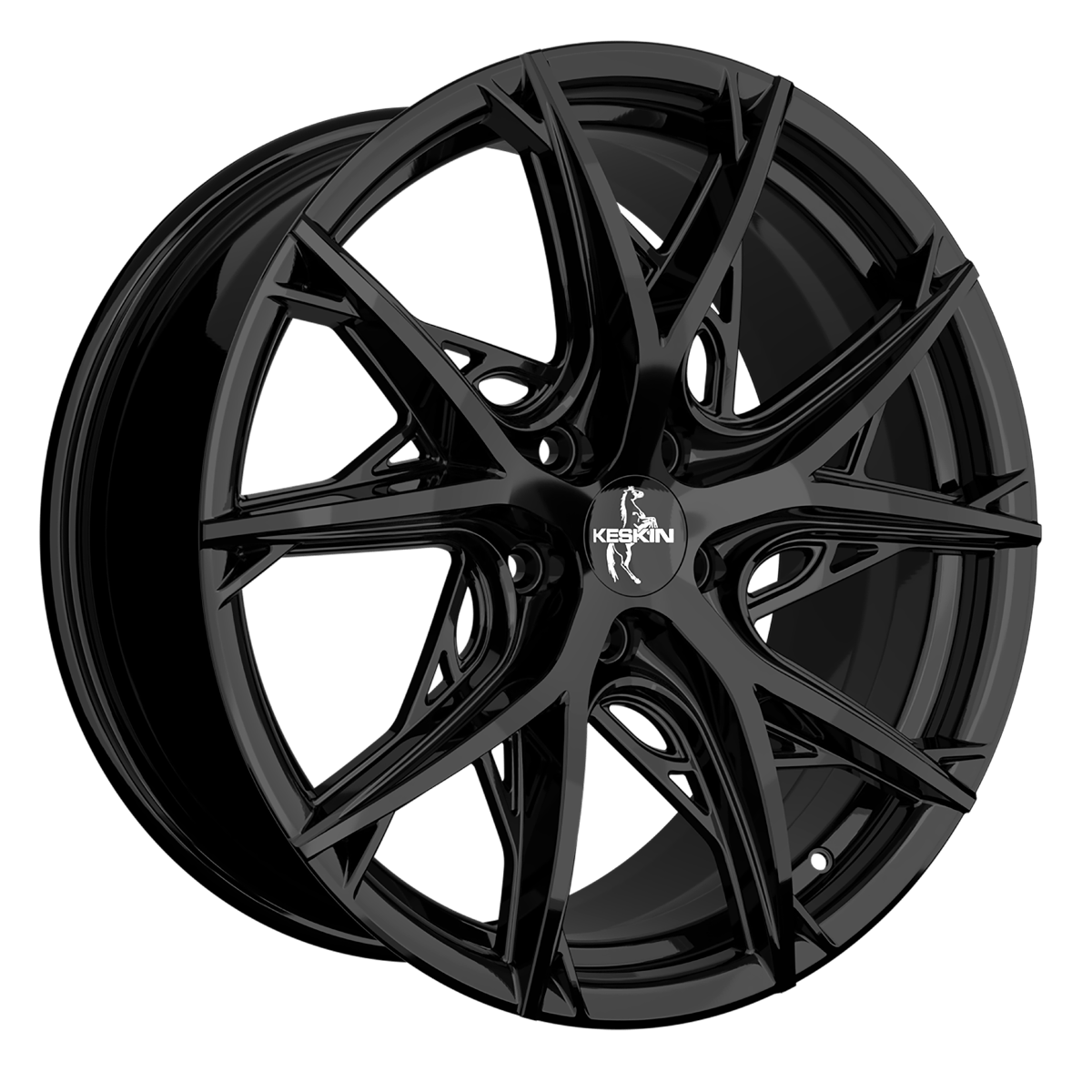 Keskin KT24 19x8.5 ET45 5x112 Black Painted