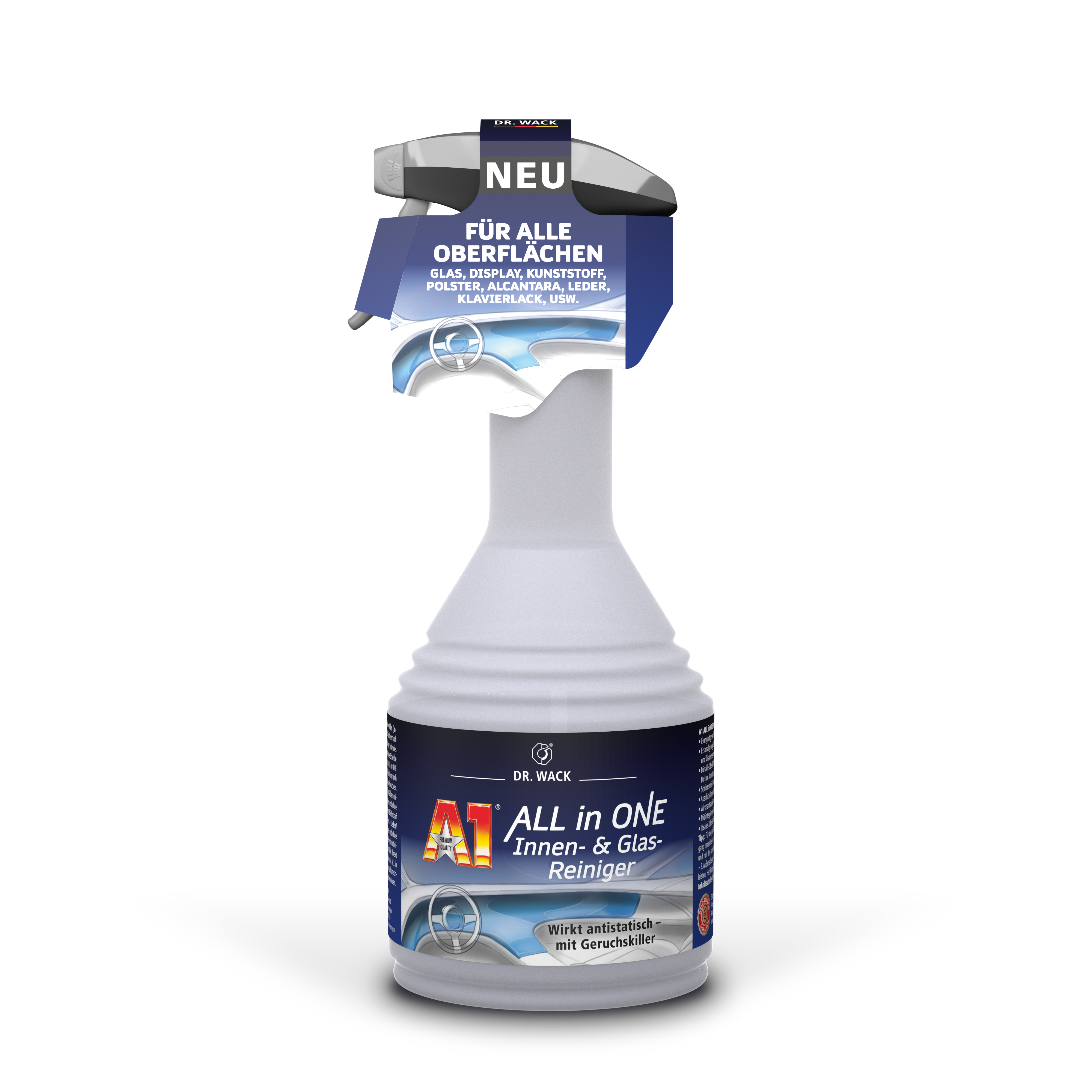 Dr. Wack A1 ALL in ONE Innen- & Glas-Reiniger - 500 ml